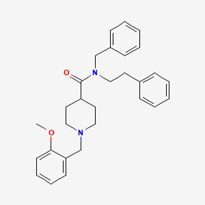 N-benzyl-1-(2-methoxybenzyl)-N-(2-phenylethyl)-4-piperidinecarboxamide