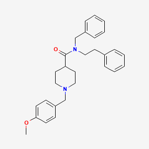 N-benzyl-1-(4-methoxybenzyl)-N-(2-phenylethyl)-4-piperidinecarboxamide