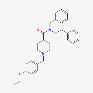 N-benzyl-1-(4-ethoxybenzyl)-N-(2-phenylethyl)-4-piperidinecarboxamide