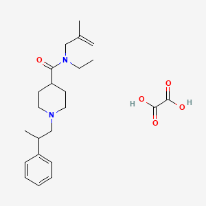 N-ethyl-N-(2-methyl-2-propen-1-yl)-1-(2-phenylpropyl)-4-piperidinecarboxamide oxalate