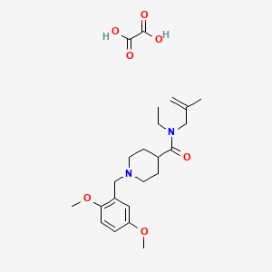 1-(2,5-dimethoxybenzyl)-N-ethyl-N-(2-methyl-2-propen-1-yl)-4-piperidinecarboxamide oxalate