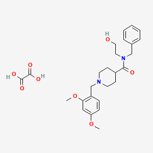 N-benzyl-1-(2,4-dimethoxybenzyl)-N-(2-hydroxyethyl)-4-piperidinecarboxamide ethanedioate (salt)