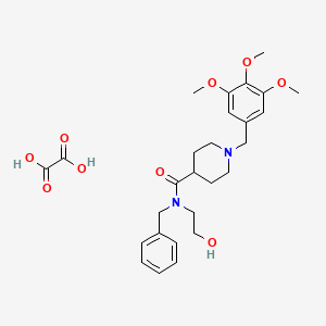 N-benzyl-N-(2-hydroxyethyl)-1-(3,4,5-trimethoxybenzyl)-4-piperidinecarboxamide ethanedioate (salt)