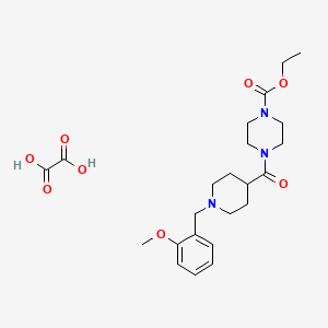 ethyl 4-{[1-(2-methoxybenzyl)-4-piperidinyl]carbonyl}-1-piperazinecarboxylate oxalate