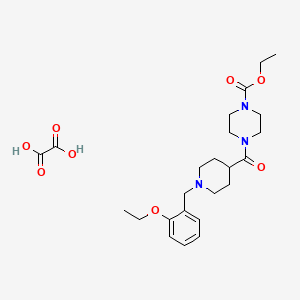 ethyl 4-{[1-(2-ethoxybenzyl)-4-piperidinyl]carbonyl}-1-piperazinecarboxylate oxalate