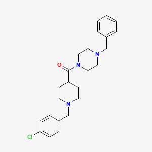 (4-Benzylpiperazin-1-yl)[1-(4-chlorobenzyl)piperidin-4-yl]methanone