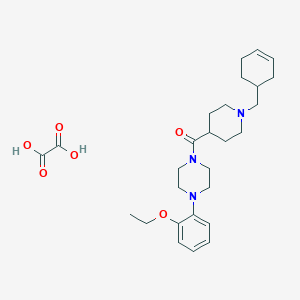 1-{[1-(3-cyclohexen-1-ylmethyl)-4-piperidinyl]carbonyl}-4-(2-ethoxyphenyl)piperazine oxalate