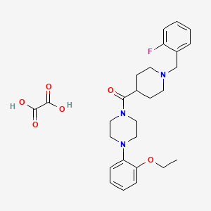 1-(2-ethoxyphenyl)-4-{[1-(2-fluorobenzyl)-4-piperidinyl]carbonyl}piperazine oxalate