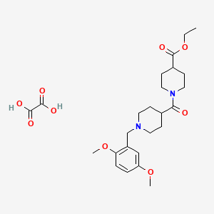 ethyl 1-{[1-(2,5-dimethoxybenzyl)-4-piperidinyl]carbonyl}-4-piperidinecarboxylate oxalate