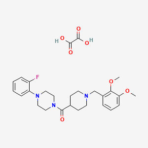 1-{[1-(2,3-dimethoxybenzyl)-4-piperidinyl]carbonyl}-4-(2-fluorophenyl)piperazine oxalate