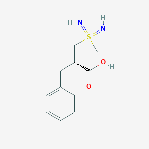 molecular formula C11H16N2O2S B039510 (2-Carboxy-3-phenylpropyl)methylsulfodiimide CAS No. 120882-31-7