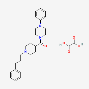 1-phenyl-4-{[1-(3-phenylpropyl)-4-piperidinyl]carbonyl}piperazine oxalate