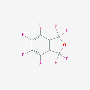 molecular formula C8F8O B039511 1,1,3,3,4,5,6,7-八氟-1,3-二氢-异苯并呋喃 CAS No. 122180-11-4
