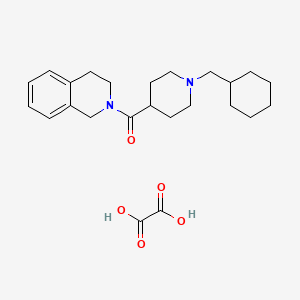 2-{[1-(cyclohexylmethyl)-4-piperidinyl]carbonyl}-1,2,3,4-tetrahydroisoquinoline oxalate