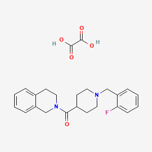 2-{[1-(2-fluorobenzyl)-4-piperidinyl]carbonyl}-1,2,3,4-tetrahydroisoquinoline oxalate