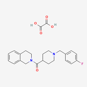 2-{[1-(4-fluorobenzyl)-4-piperidinyl]carbonyl}-1,2,3,4-tetrahydroisoquinoline oxalate