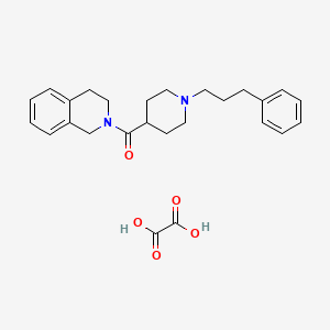 2-{[1-(3-phenylpropyl)-4-piperidinyl]carbonyl}-1,2,3,4-tetrahydroisoquinoline oxalate