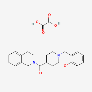 2-{[1-(2-methoxybenzyl)-4-piperidinyl]carbonyl}-1,2,3,4-tetrahydroisoquinoline oxalate