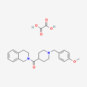 2-{[1-(4-methoxybenzyl)-4-piperidinyl]carbonyl}-1,2,3,4-tetrahydroisoquinoline oxalate