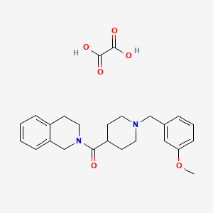 2-{[1-(3-methoxybenzyl)-4-piperidinyl]carbonyl}-1,2,3,4-tetrahydroisoquinoline oxalate