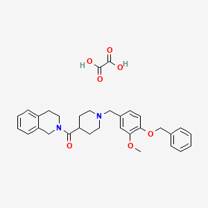 2-({1-[4-(benzyloxy)-3-methoxybenzyl]-4-piperidinyl}carbonyl)-1,2,3,4-tetrahydroisoquinoline oxalate