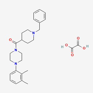 1-[(1-benzyl-4-piperidinyl)carbonyl]-4-(2,3-dimethylphenyl)piperazine oxalate