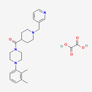 1-(2,3-dimethylphenyl)-4-{[1-(3-pyridinylmethyl)-4-piperidinyl]carbonyl}piperazine oxalate