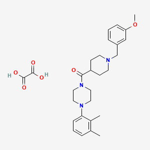 1-(2,3-dimethylphenyl)-4-{[1-(3-methoxybenzyl)-4-piperidinyl]carbonyl}piperazine oxalate