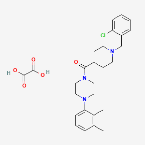 1-{[1-(2-chlorobenzyl)-4-piperidinyl]carbonyl}-4-(2,3-dimethylphenyl)piperazine oxalate