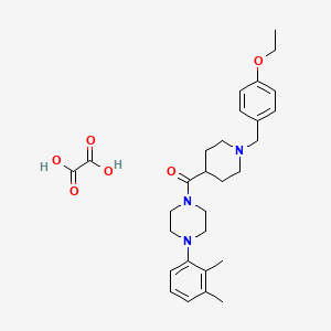 1-(2,3-dimethylphenyl)-4-{[1-(4-ethoxybenzyl)-4-piperidinyl]carbonyl}piperazine oxalate