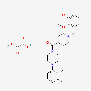 1-{[1-(2,3-dimethoxybenzyl)-4-piperidinyl]carbonyl}-4-(2,3-dimethylphenyl)piperazine oxalate