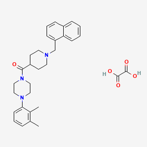 1-(2,3-dimethylphenyl)-4-{[1-(1-naphthylmethyl)-4-piperidinyl]carbonyl}piperazine oxalate