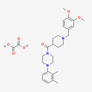 1-{[1-(3,4-dimethoxybenzyl)-4-piperidinyl]carbonyl}-4-(2,3-dimethylphenyl)piperazine oxalate