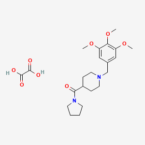 4-(1-pyrrolidinylcarbonyl)-1-(3,4,5-trimethoxybenzyl)piperidine oxalate