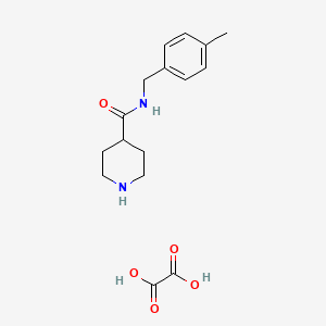 molecular formula C16H22N2O5 B3951480 N-(4-methylbenzyl)-4-piperidinecarboxamide oxalate 