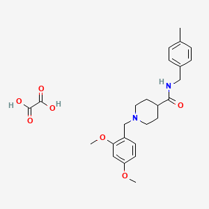 1-(2,4-dimethoxybenzyl)-N-(4-methylbenzyl)-4-piperidinecarboxamide oxalate