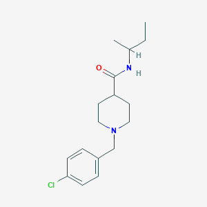 N-(sec-butyl)-1-(4-chlorobenzyl)-4-piperidinecarboxamide