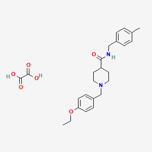 1-(4-ethoxybenzyl)-N-(4-methylbenzyl)-4-piperidinecarboxamide oxalate