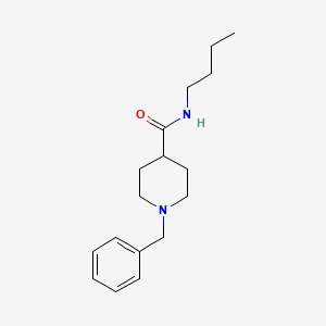 molecular formula C17H26N2O B3951519 1-benzyl-N-butyl-4-piperidinecarboxamide 