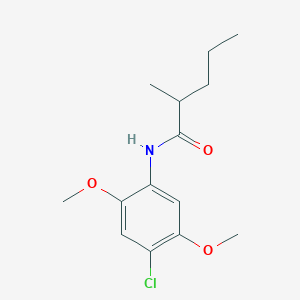 N-(4-chloro-2,5-dimethoxyphenyl)-2-methylpentanamide