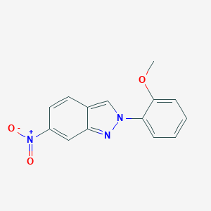 molecular formula C14H11N3O3 B395167 2-(2-methoxyphenyl)-6-nitro-2H-indazole 
