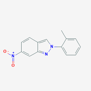 molecular formula C14H11N3O2 B395168 2-(2-Methylphenyl)-6-nitro-2H-indazole 