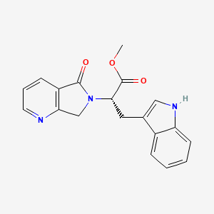 methyl (2S)-3-(1H-indol-3-yl)-2-(5-oxo-5,7-dihydro-6H-pyrrolo[3,4-b]pyridin-6-yl)propanoate