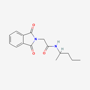 2-(1,3-dioxo-1,3-dihydro-2H-isoindol-2-yl)-N-(1-methylbutyl)acetamide