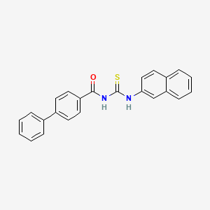 N-[(2-naphthylamino)carbonothioyl]-4-biphenylcarboxamide