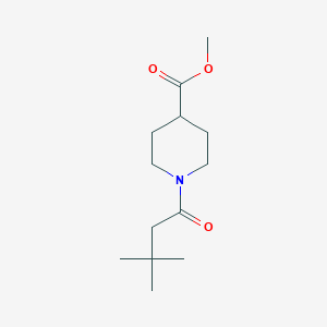 methyl 1-(3,3-dimethylbutanoyl)-4-piperidinecarboxylate