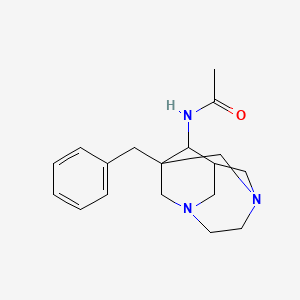 N-(1-benzyl-3,6-diazatricyclo[4.3.1.1~3,8~]undec-9-yl)acetamide