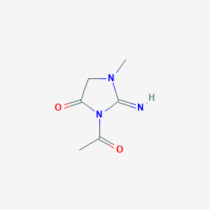 B039519 3-Acetyl-2-imino-1-methylimidazolidin-4-one CAS No. 112538-45-1