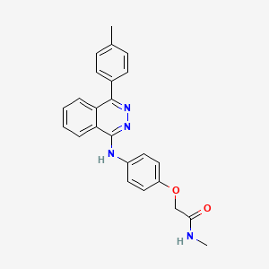 N-methyl-2-(4-{[4-(4-methylphenyl)-1-phthalazinyl]amino}phenoxy)acetamide