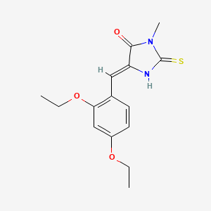 5-(2,4-diethoxybenzylidene)-3-methyl-2-thioxo-4-imidazolidinone